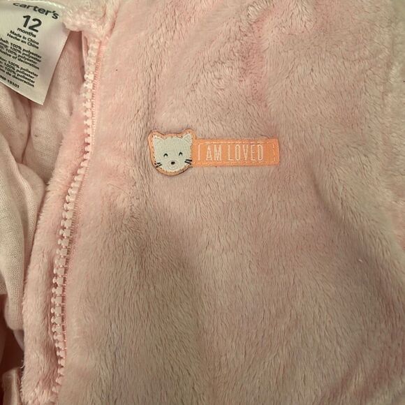 Simple Joys by Carter's Baby Girls' Fleece-Footed Jumpsuit Pram - Picture 3 of 9